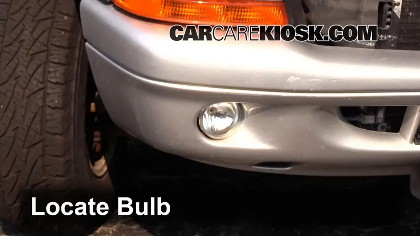 2003 Dodge Dakota SLT 4.7L V8 Crew Cab Pickup (4 Door) Éclairage Feu antibrouillard (remplacer l'ampoule)